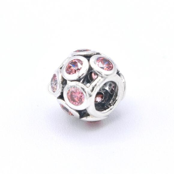 Authentic PANDORA Whimsical Lights Pink Charm - Picture 8 of 10